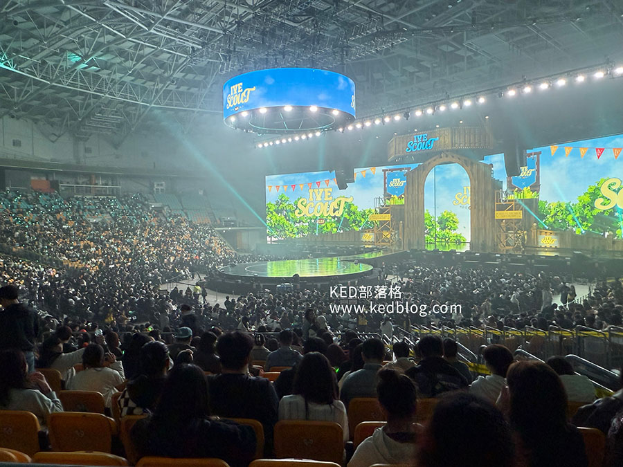 KSPO DOME 5구역의 시야 효과