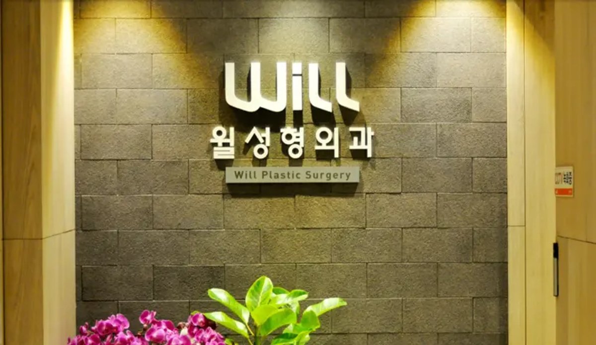 Will整形外科所在的大元大廈外觀，位於首爾江南大路繁華商圈